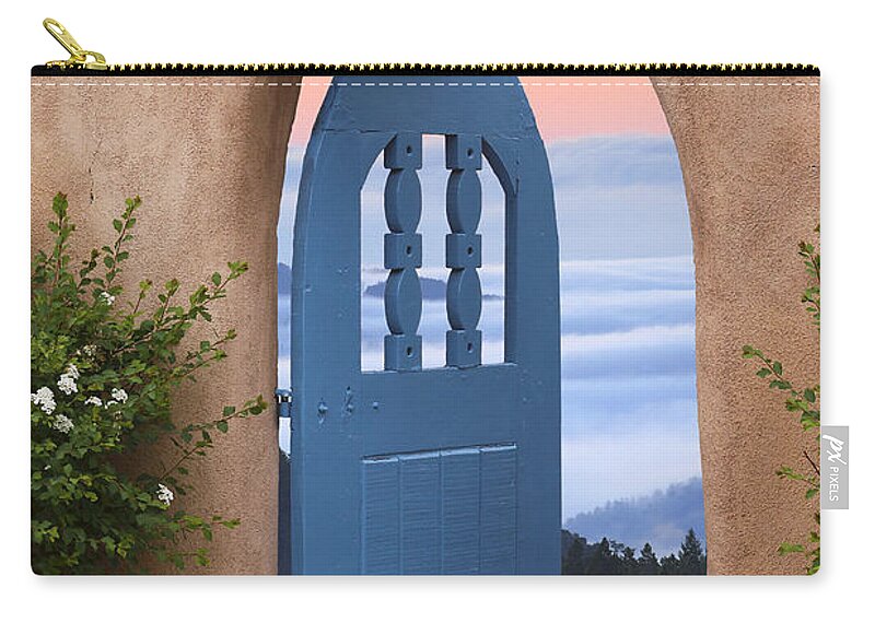Santa Fe And Taos Zip Pouch featuring the photograph A Fine Morning by Greg Wells