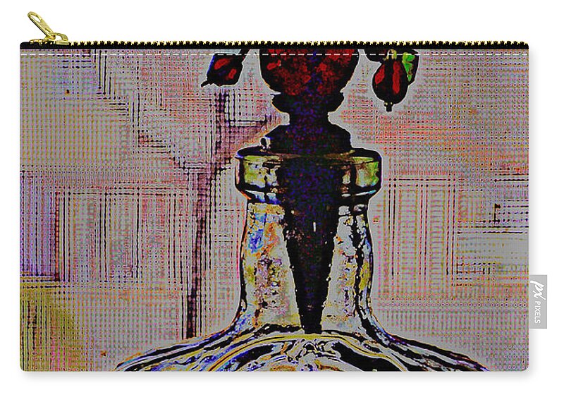 Bottle Zip Pouch featuring the photograph A Genie Lives Within by Diane montana Jansson