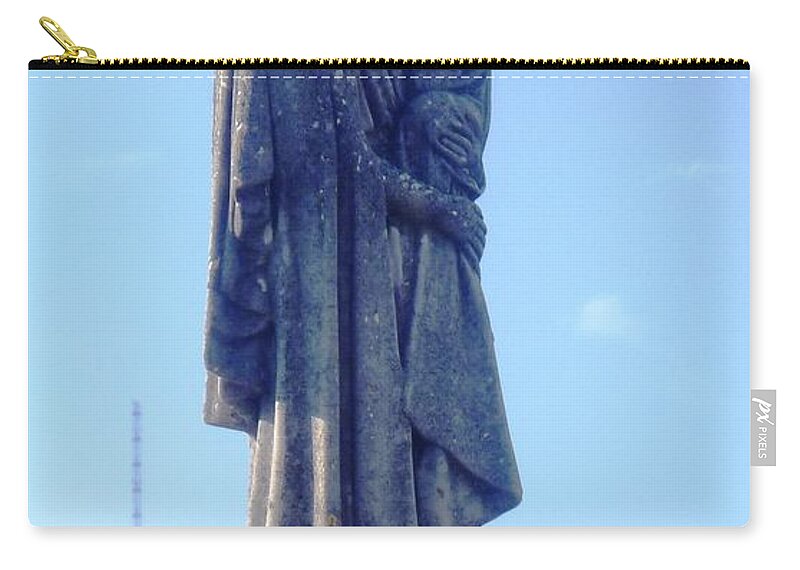 St. Loius Cemetery 1 In New Orleans La Zip Pouch featuring the photograph A Mother's Love by Alys Caviness-Gober