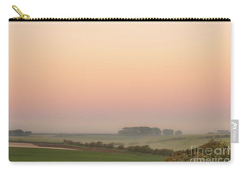 Filey Zip Pouch featuring the photograph A Place Called Morning by Evelina Kremsdorf
