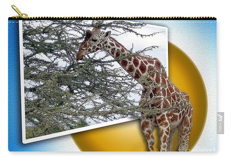 Surrealism Zip Pouch featuring the digital art A Taste from the Other Side by Sue Melvin