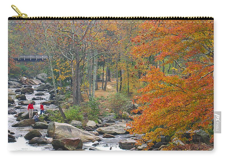 Fall Zip Pouch featuring the photograph Country Living by Robert McKinstry
