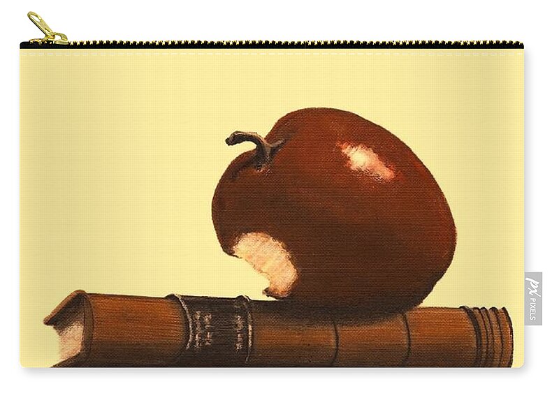 Fineartamerica.com Zip Pouch featuring the painting A Teacher's Gift Number 4 by Diane Strain