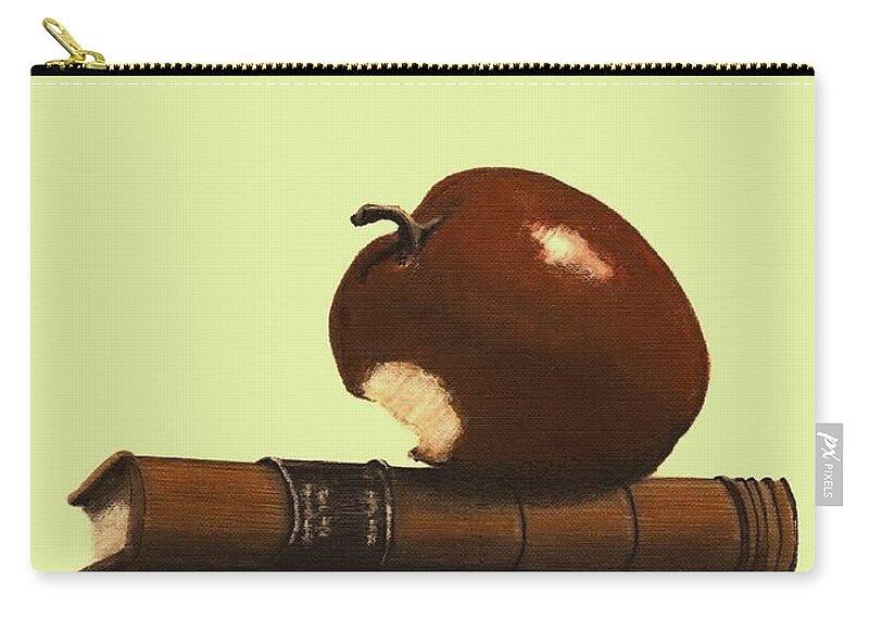 Fineartamerica.com Zip Pouch featuring the painting A Teacher's Gift  Number 6 by Diane Strain