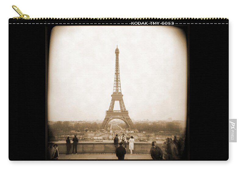 Paris France Carry-all Pouch featuring the photograph A Walk Through Paris 5 by Mike McGlothlen