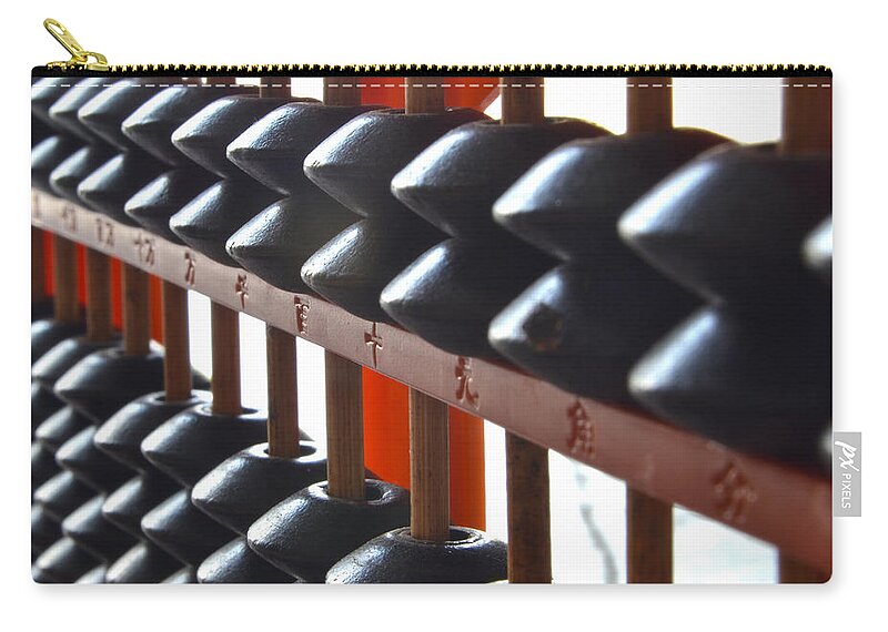 Abacus Zip Pouch featuring the photograph Abacus by Bill Owen