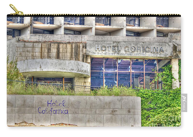 Abandoned Zip Pouch featuring the photograph Abandoned Places 22 by David Birchall