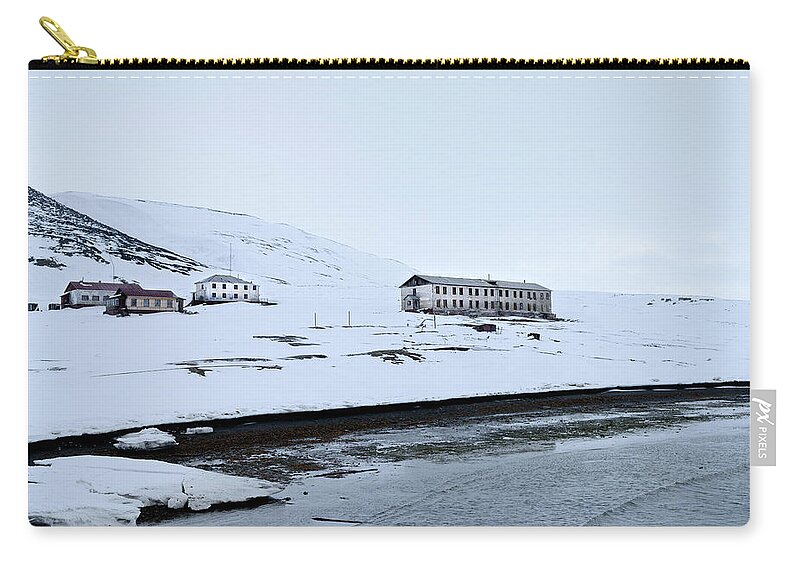 Tranquility Zip Pouch featuring the photograph Abandoned Russian Settlement by Erika Tirén/magic Air