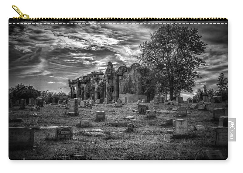 Landscape Zip Pouch featuring the photograph Abandoned souls by Rob Dietrich