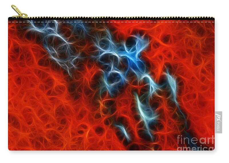 Abstract Zip Pouch featuring the photograph Abstract 4 by Vivian Christopher