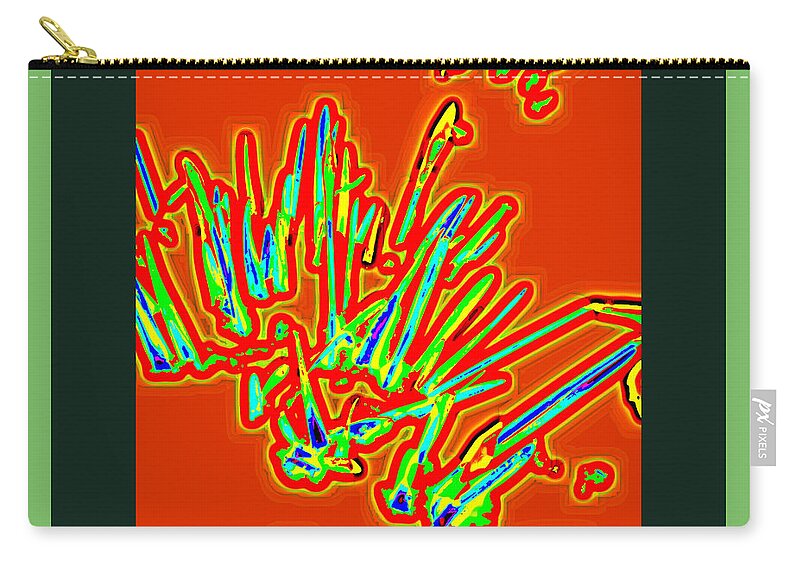 Abstract Zip Pouch featuring the photograph Abstract 7 by Diane montana Jansson