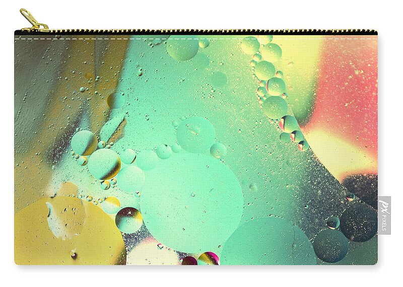 Abstract Carry-all Pouch featuring the photograph Abstract Blue by Spikey Mouse Photography