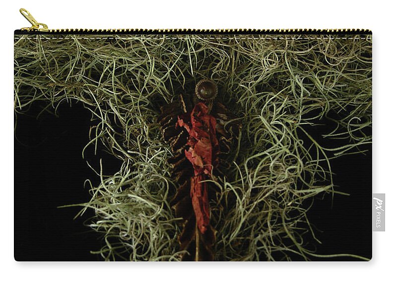 Photography Zip Pouch featuring the photograph Abstract Christmas Manger by Julianne Felton