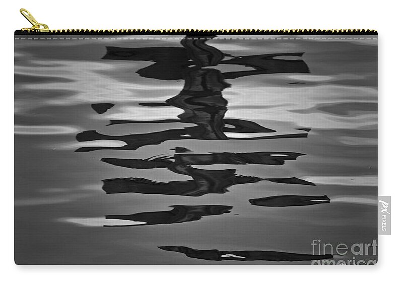 Reflection Zip Pouch featuring the photograph Abstract Reflection No. 2 by David Gordon