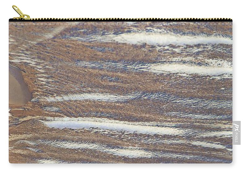 Abstract Sands Zip Pouch featuring the photograph Abstract sands by Blair Stuart