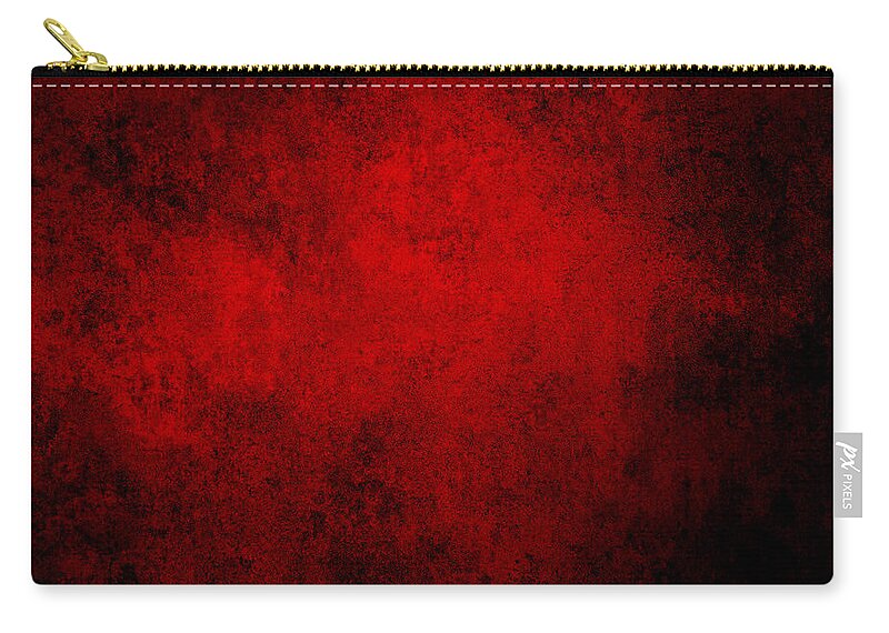 Red Zip Pouch featuring the photograph Abstract1 by Les Cunliffe
