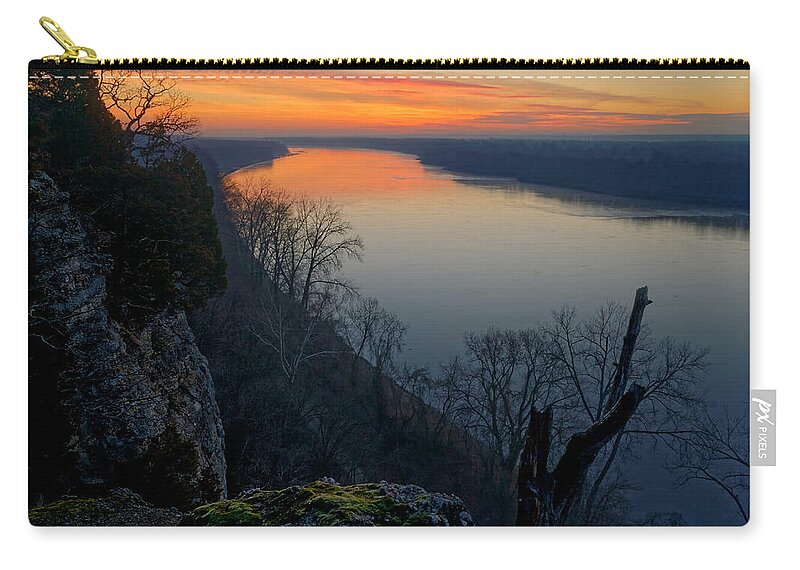 2007 Carry-all Pouch featuring the photograph Across the Wide Missouri by Robert Charity