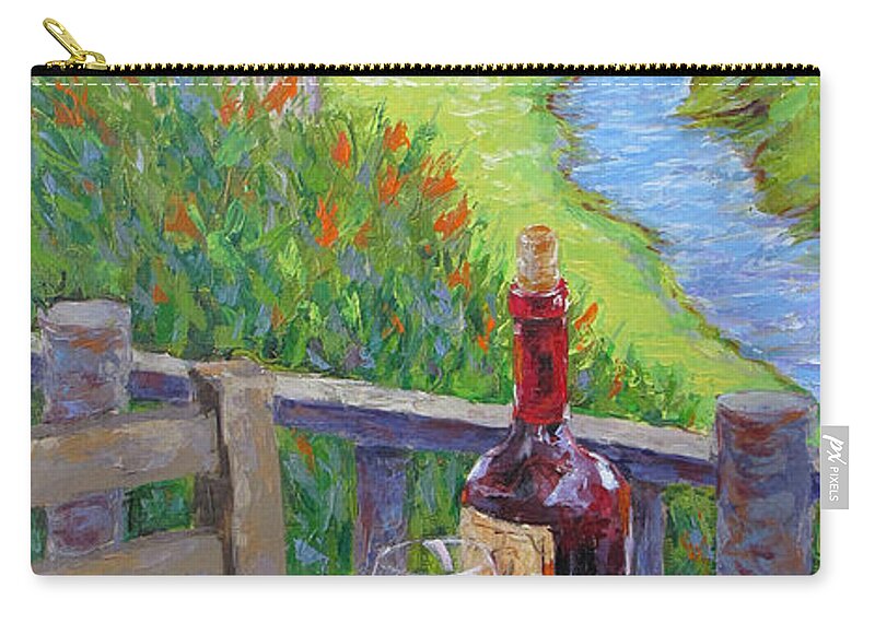 Wine Carry-all Pouch featuring the painting Finest Hour by Jyotika Shroff