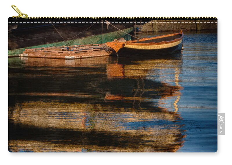 Salem Zip Pouch featuring the photograph Afternoon Friendship reflection by Jeff Folger