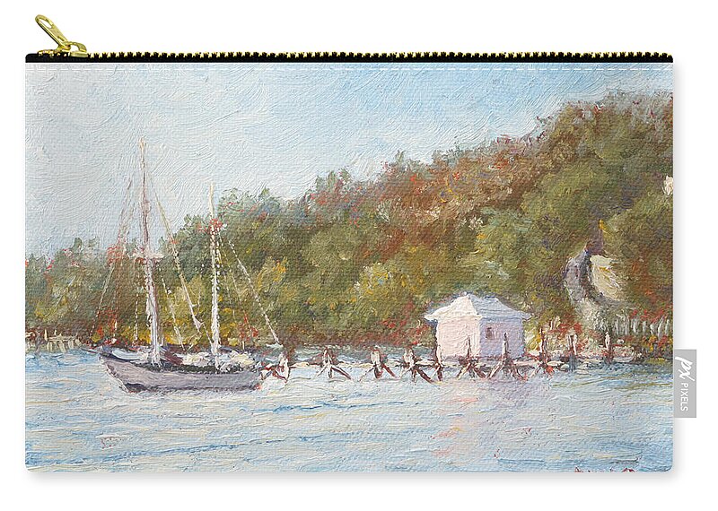 Afternoon On The Bay Carry-all Pouch featuring the painting Afternoon On The Bay by Ritchie Eyma