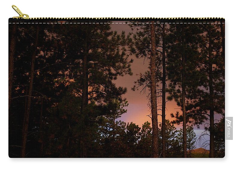 Sunrise Zip Pouch featuring the photograph Alpine Sunrise by Greni Graph