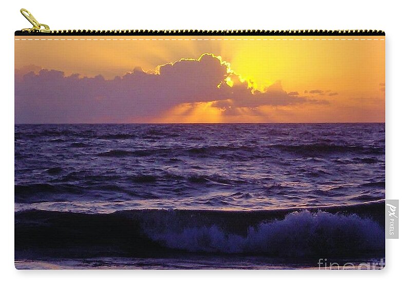 Bestseller Zip Pouch featuring the photograph Amazing - Florida - Sunrise by D Hackett