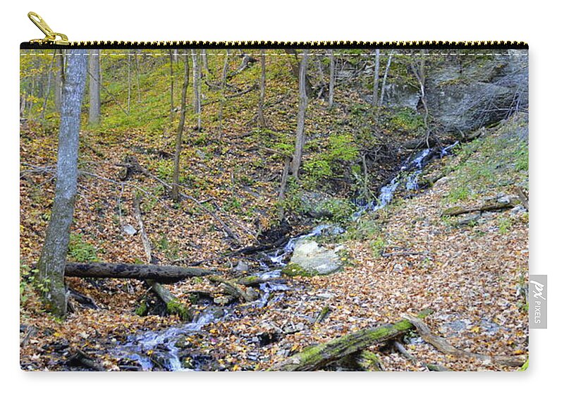 Water Zip Pouch featuring the photograph Amber Malanaphy Springs by Bonfire Photography