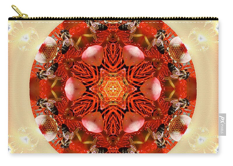 Mandala Zip Pouch featuring the photograph Ambrosia by Alicia Kent