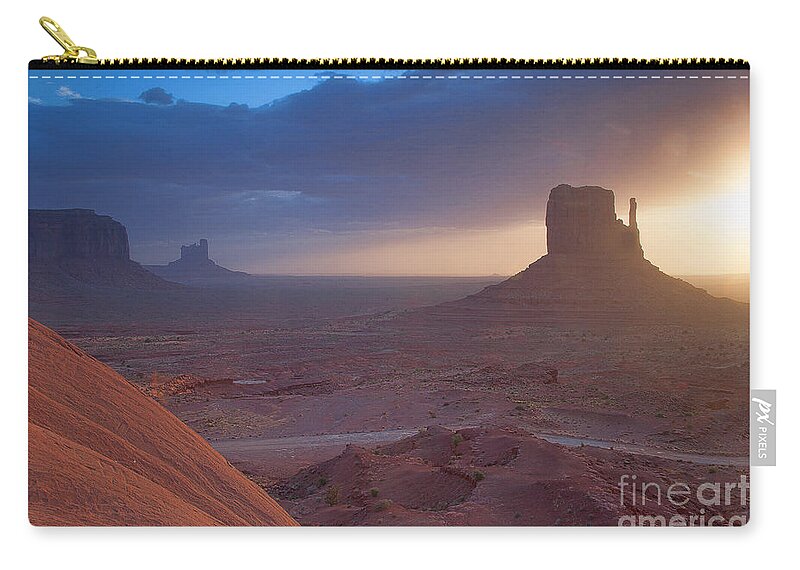 Red Soil Zip Pouch featuring the photograph An Open Invitation by Jim Garrison