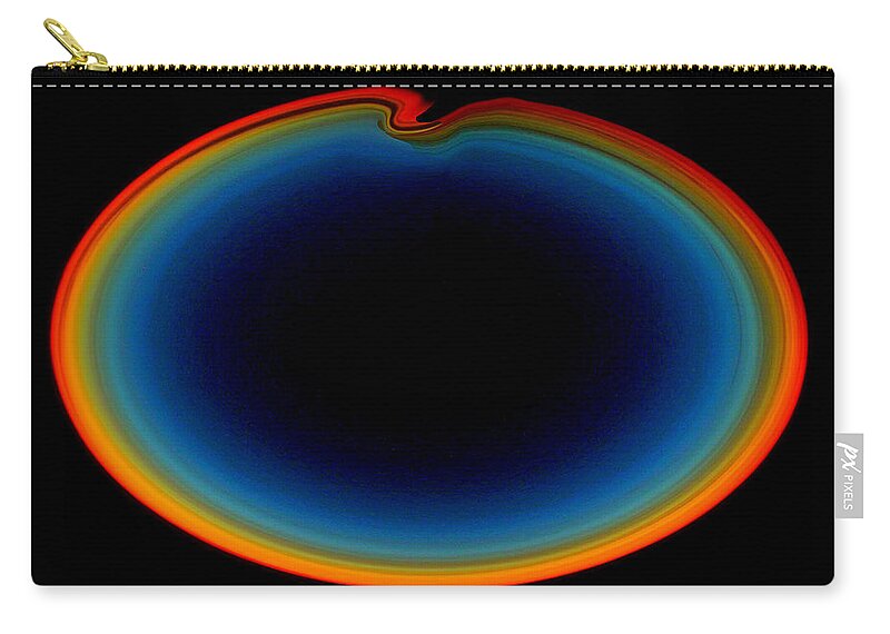 Abstract Zip Pouch featuring the photograph And God said Let there be lights in the dome of the sky to separate the day from the night by Jodie Marie Anne Richardson Traugott     aka jm-ART