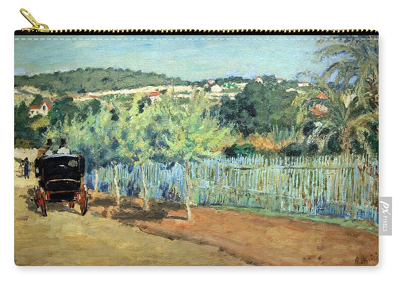 Environs Of Cannes Zip Pouch featuring the photograph Andre's Environs Of Cannes by Cora Wandel