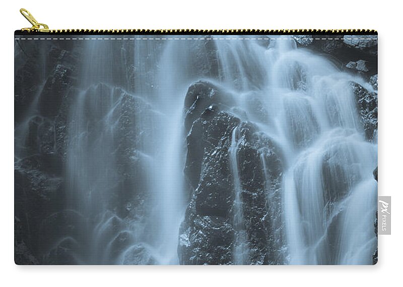 Waterfall Zip Pouch featuring the photograph Angel Falls by Alana Ranney