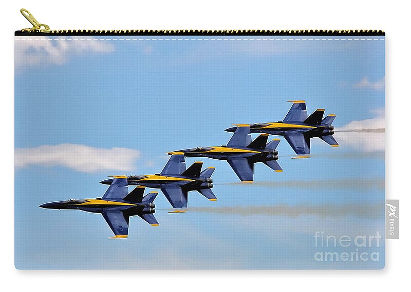 Airplane Carry-all Pouch featuring the photograph Angels of the sky by Rick Kuperberg Sr