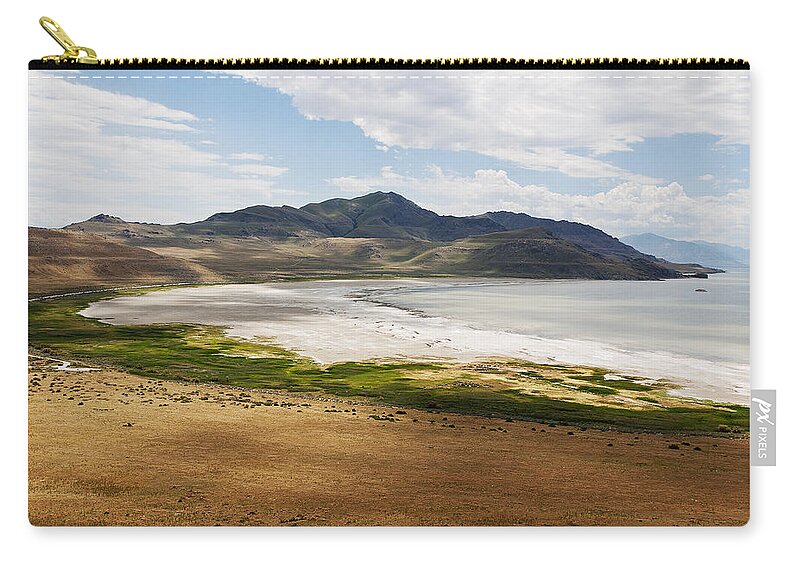 Antelope Island Zip Pouch featuring the photograph Antelope Island by Belinda Greb