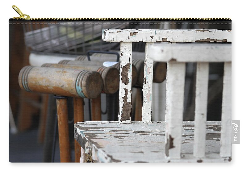 Antiques Zip Pouch featuring the photograph Antiques by Jackson Pearson