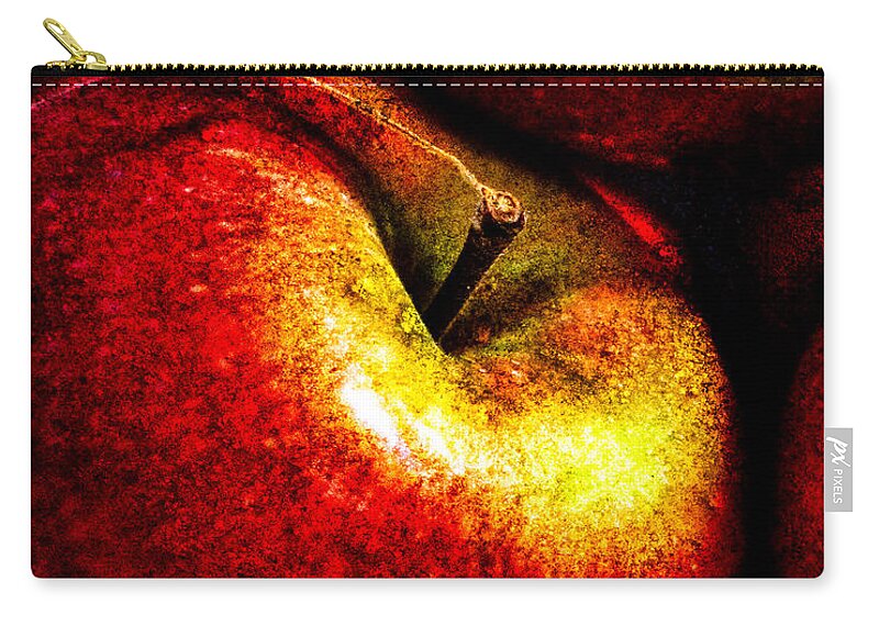 Apple Zip Pouch featuring the photograph Apples by Bob Orsillo