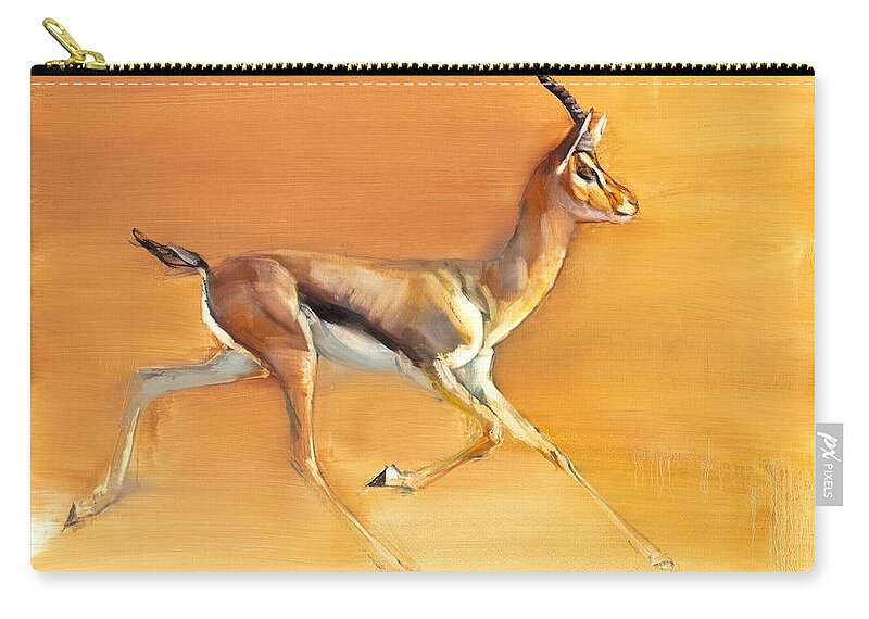 Arabian Gazelle Carry-all Pouch by Mark Adlington - Fine Art America