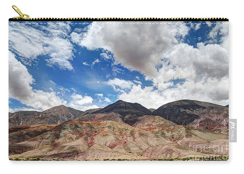 Argentina Zip Pouch featuring the photograph Argentina Landscape by Vivian Christopher