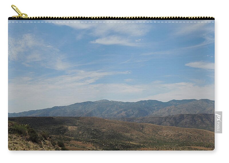 Arizona Zip Pouch featuring the photograph Arizona Landscape by Andrew Chambers