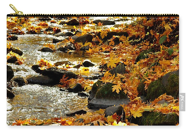 Water Zip Pouch featuring the photograph Around And About In My Neck Of The Woods Series 15 by Teri Schuster