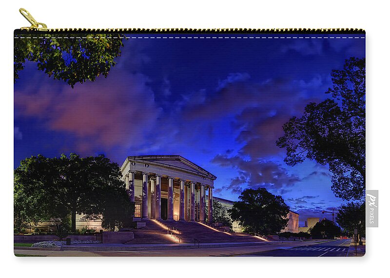 Metro Zip Pouch featuring the photograph Art Road by Metro DC Photography