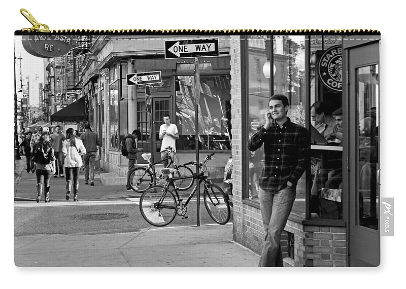 New York Zip Pouch featuring the photograph Artepasta Re by Frank Winters