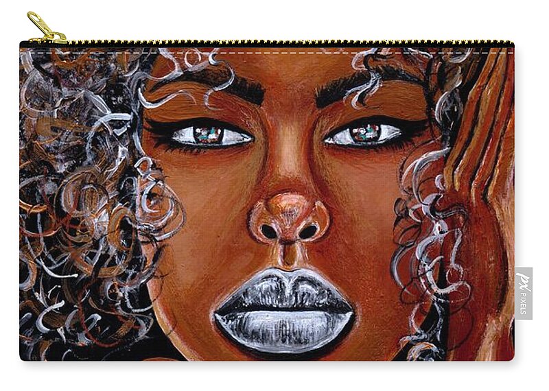 Artbyria Zip Pouch featuring the photograph As I lay by Artist RiA