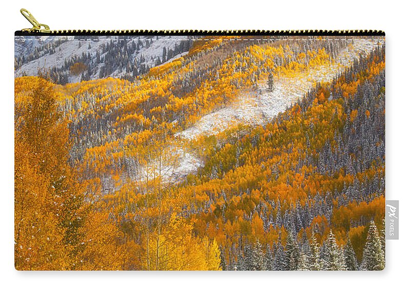 Colorado Carry-all Pouch featuring the photograph Aspen Highway by Darren White