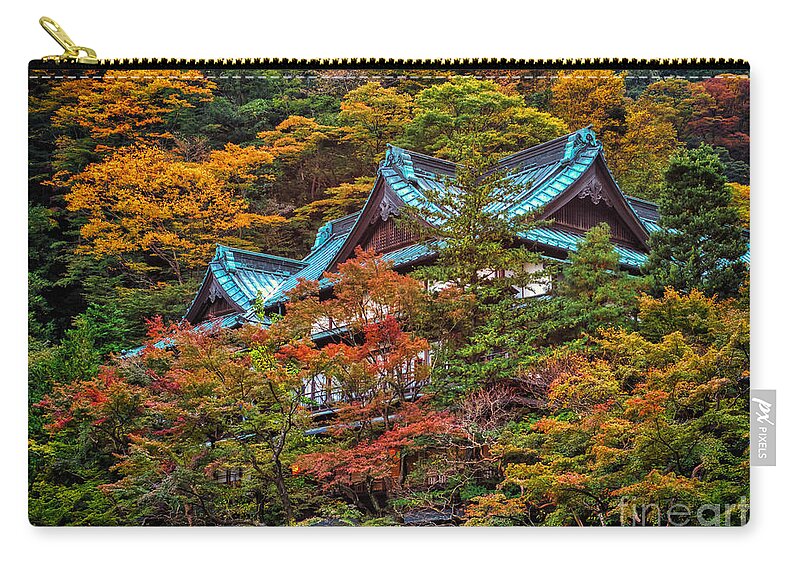 Japan Zip Pouch featuring the photograph Autum in Japan by John Swartz