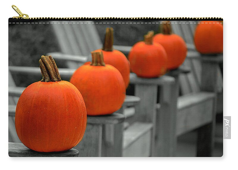 Architecture Zip Pouch featuring the photograph Autumn Harvest by Kathi Isserman