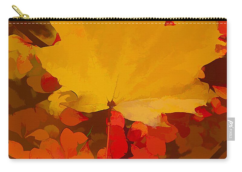 Salem Zip Pouch featuring the photograph Autumn Is A State Of Mind More Than A Time Of Year by Jeff Folger