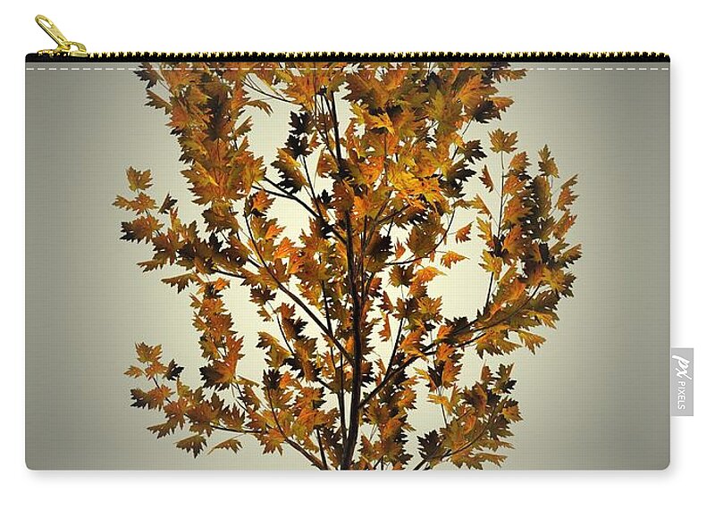 Autumn Zip Pouch featuring the painting Autumn Leaves 2 by Movie Poster Prints