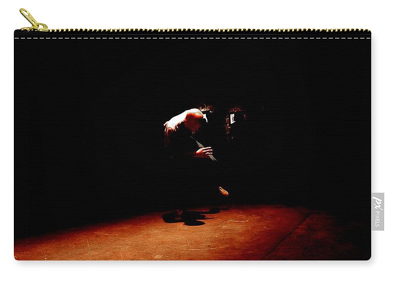 Dance Zip Pouch featuring the photograph B Boy 8 by D Justin Johns