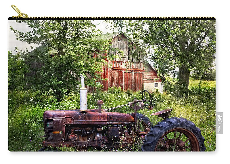 Barn Carry-all Pouch featuring the photograph Back to Nature by Debra and Dave Vanderlaan